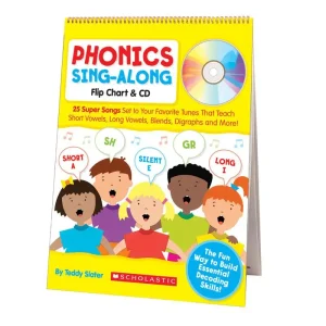 Phonics Sing-Along Flip Chart: 25 Super Songs Set
